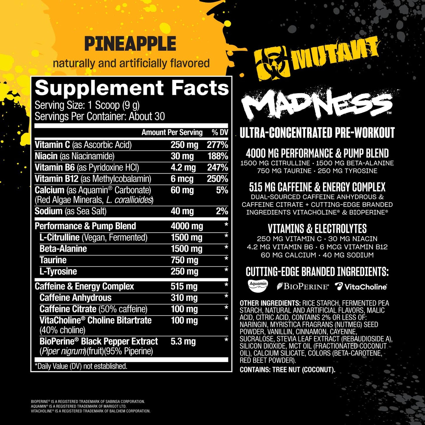 Madness Pre-Workout Ultra-Concentrated