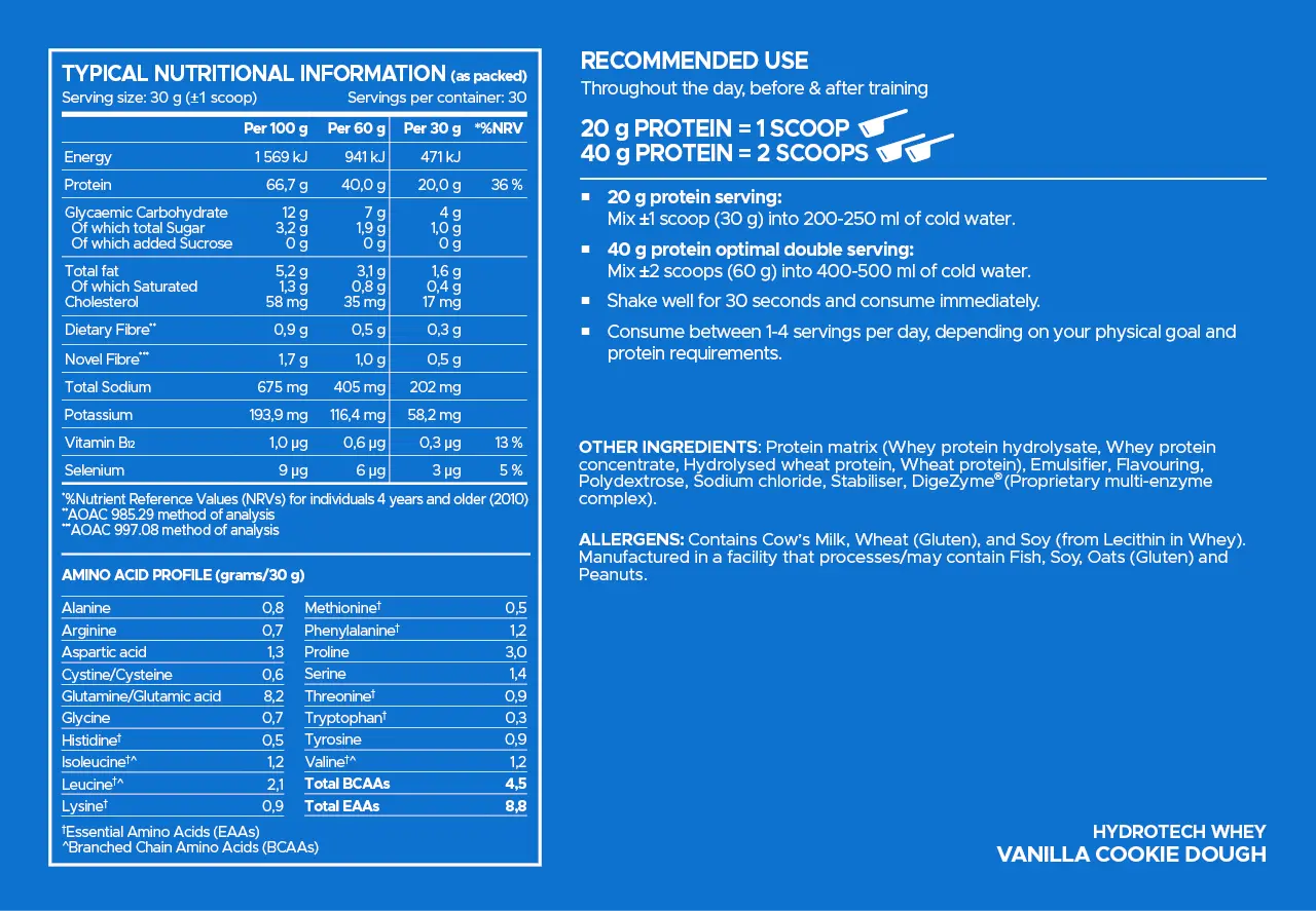 Hydrotech Whey 4lb