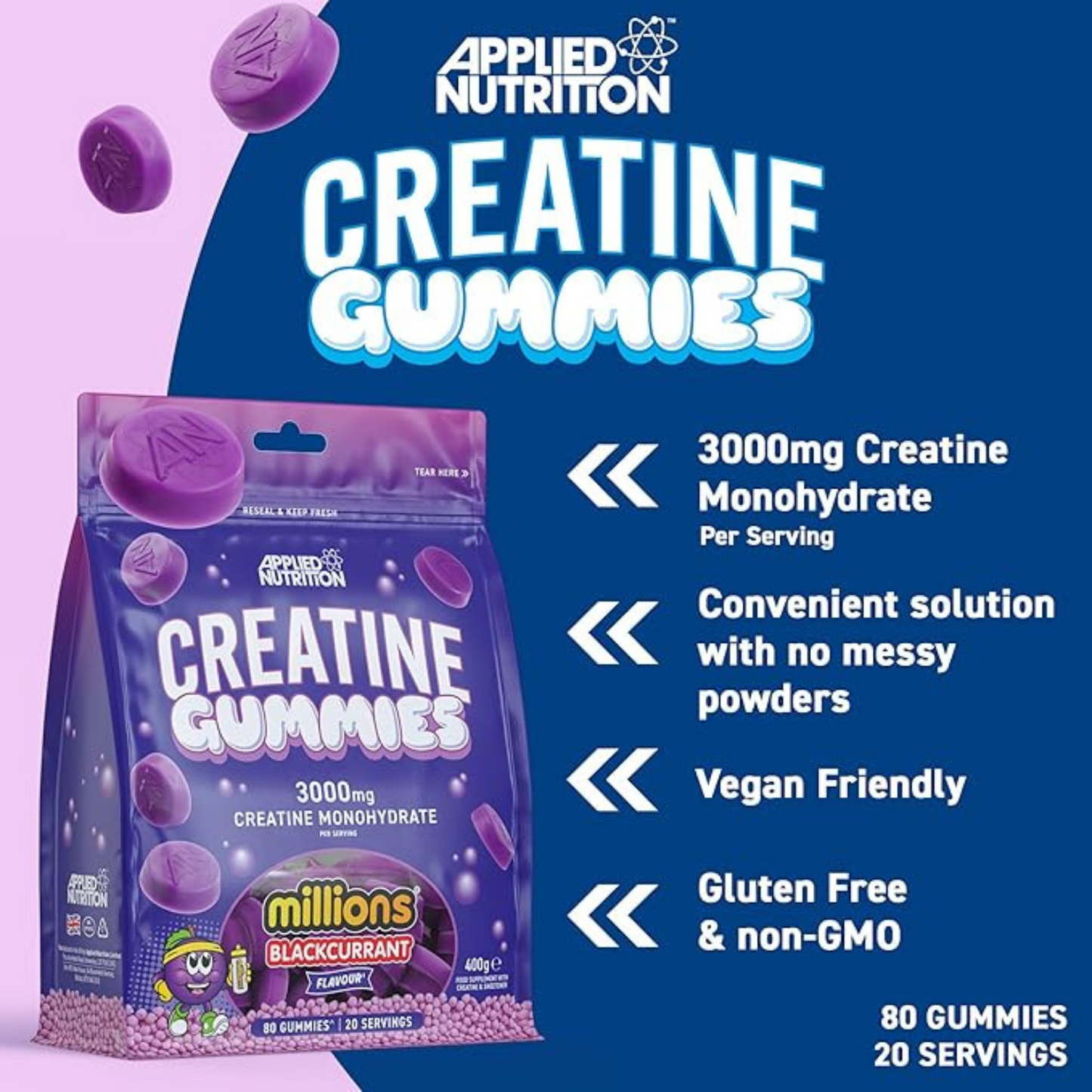 Creatine Gummies [80 gummies]