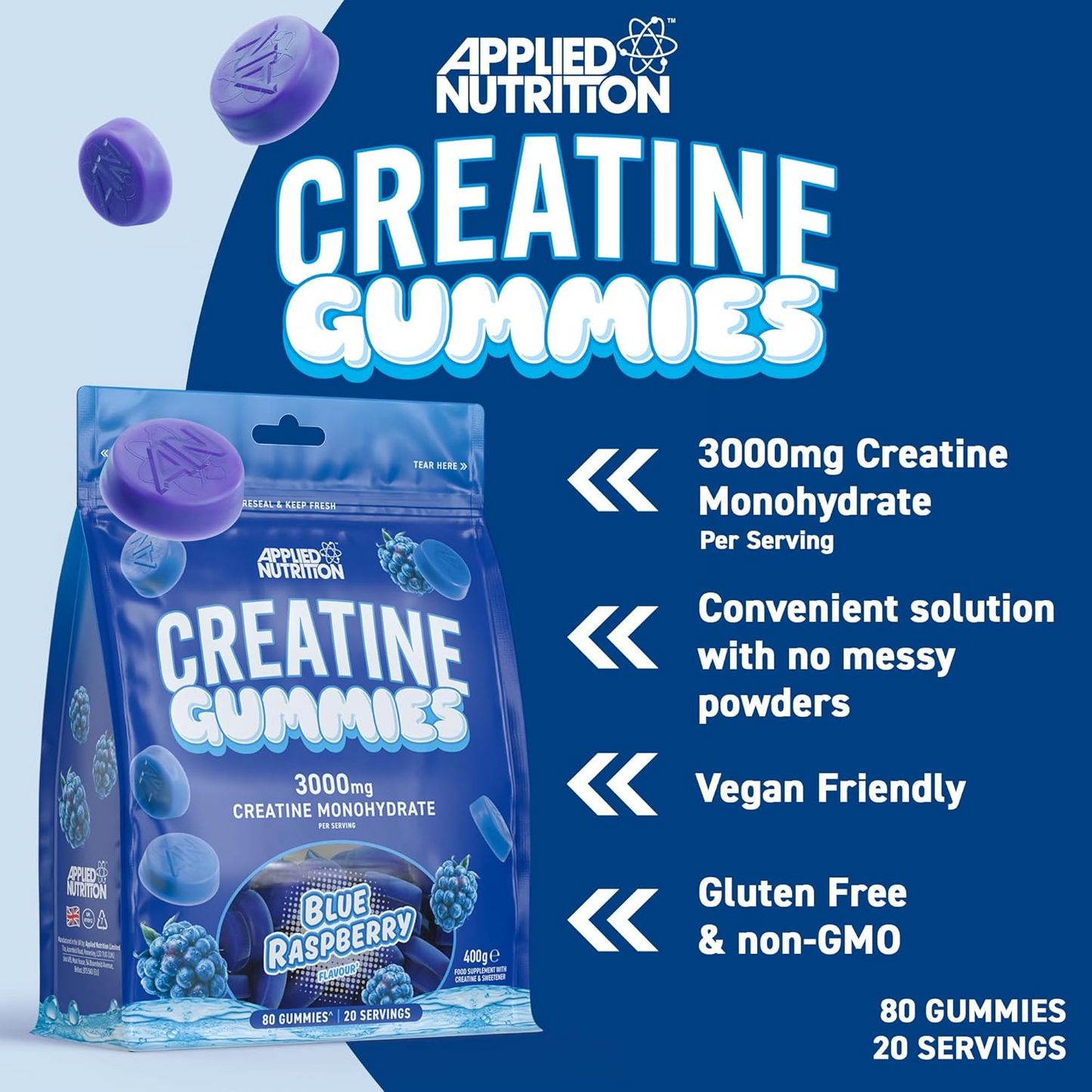 Creatine Gummies [80 gummies]