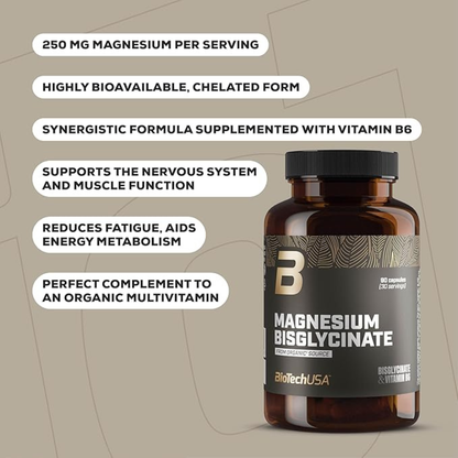 Magnesium Bisglycinate [90 Capsules]