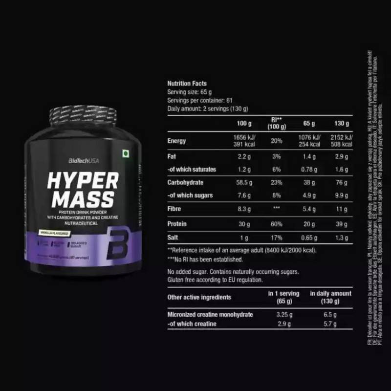 Biotech Usa Hyper Mass 1 Kg | Crescita Muscolare - Foto 7