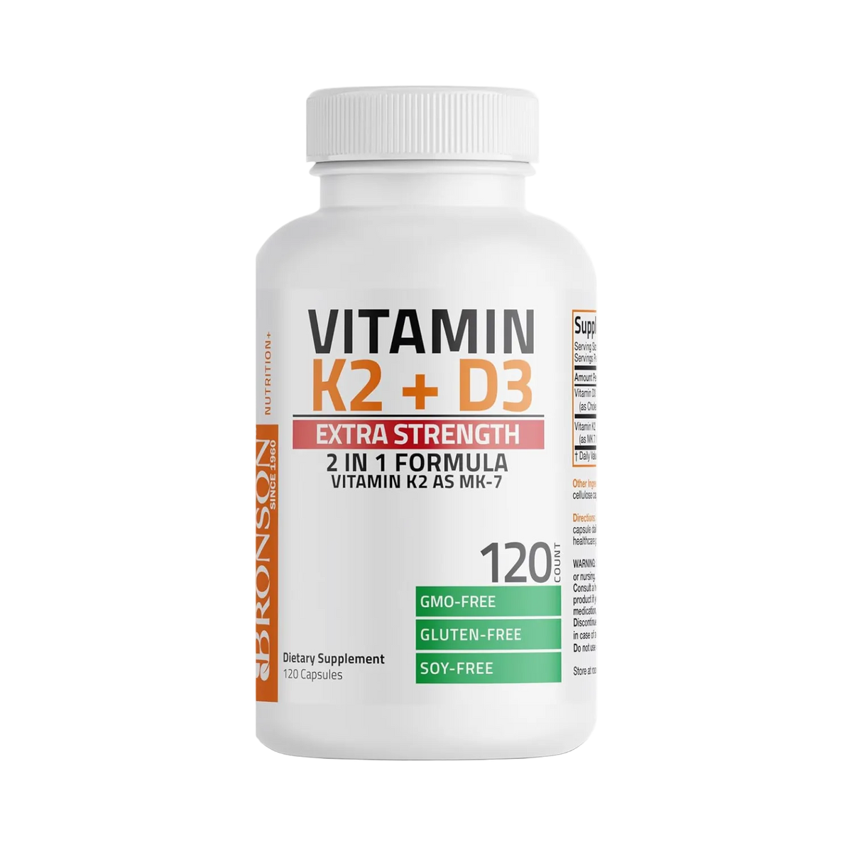 Vitamin K2 + D3 [120 Capsules]