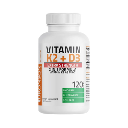 Vitamin K2 + D3 [120 Capsules]