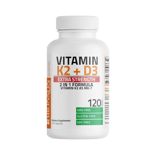 Vitamin K2 + D3 [120 Capsules]