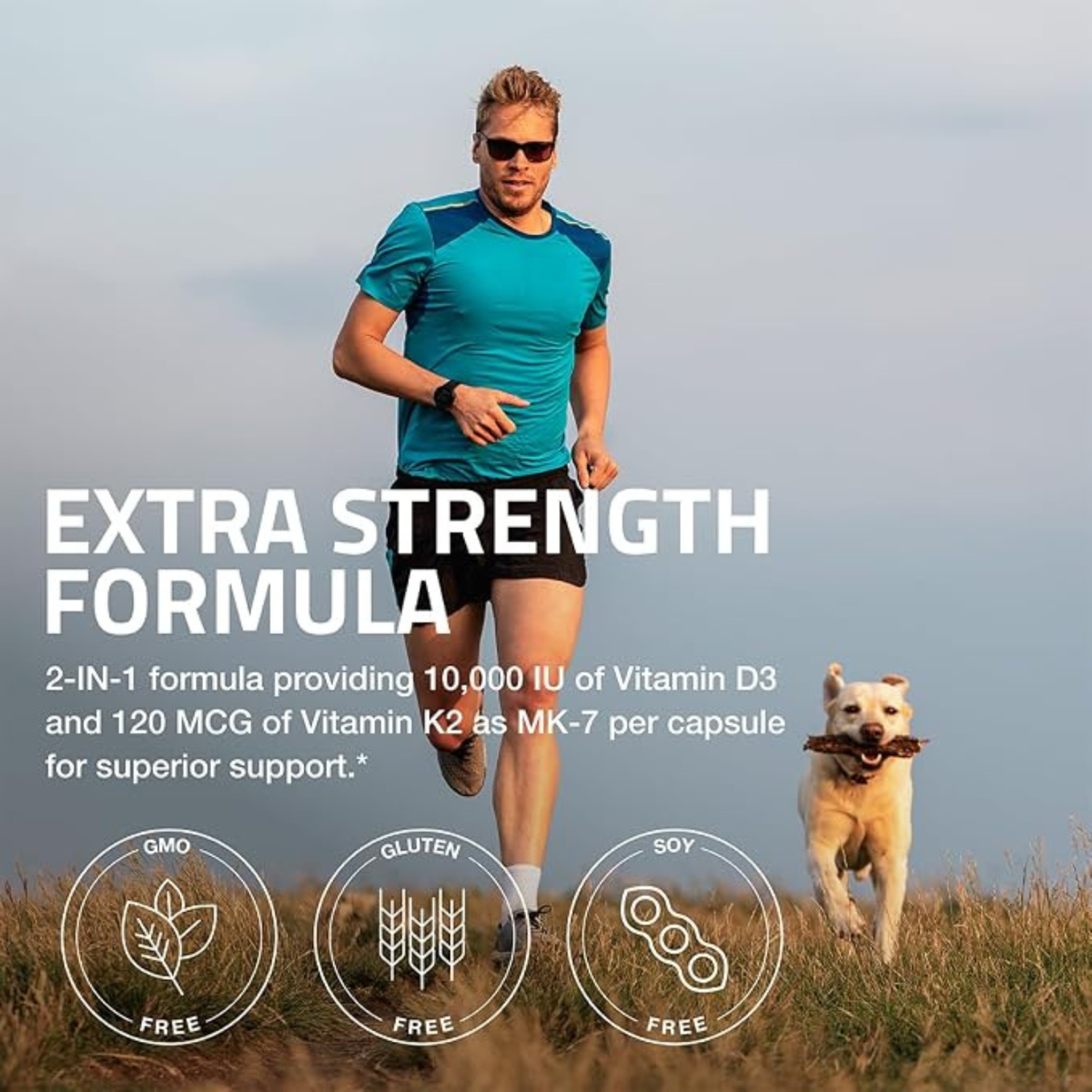 Vitamin K2 + D3 [120 Capsules]