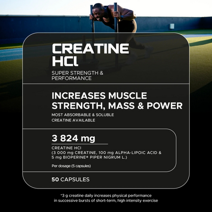 Creatine HCl [50 Capsules]