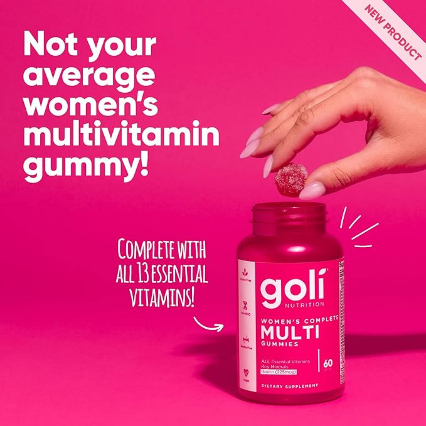 Goli Women’s Multivitamin [60 Gummies]