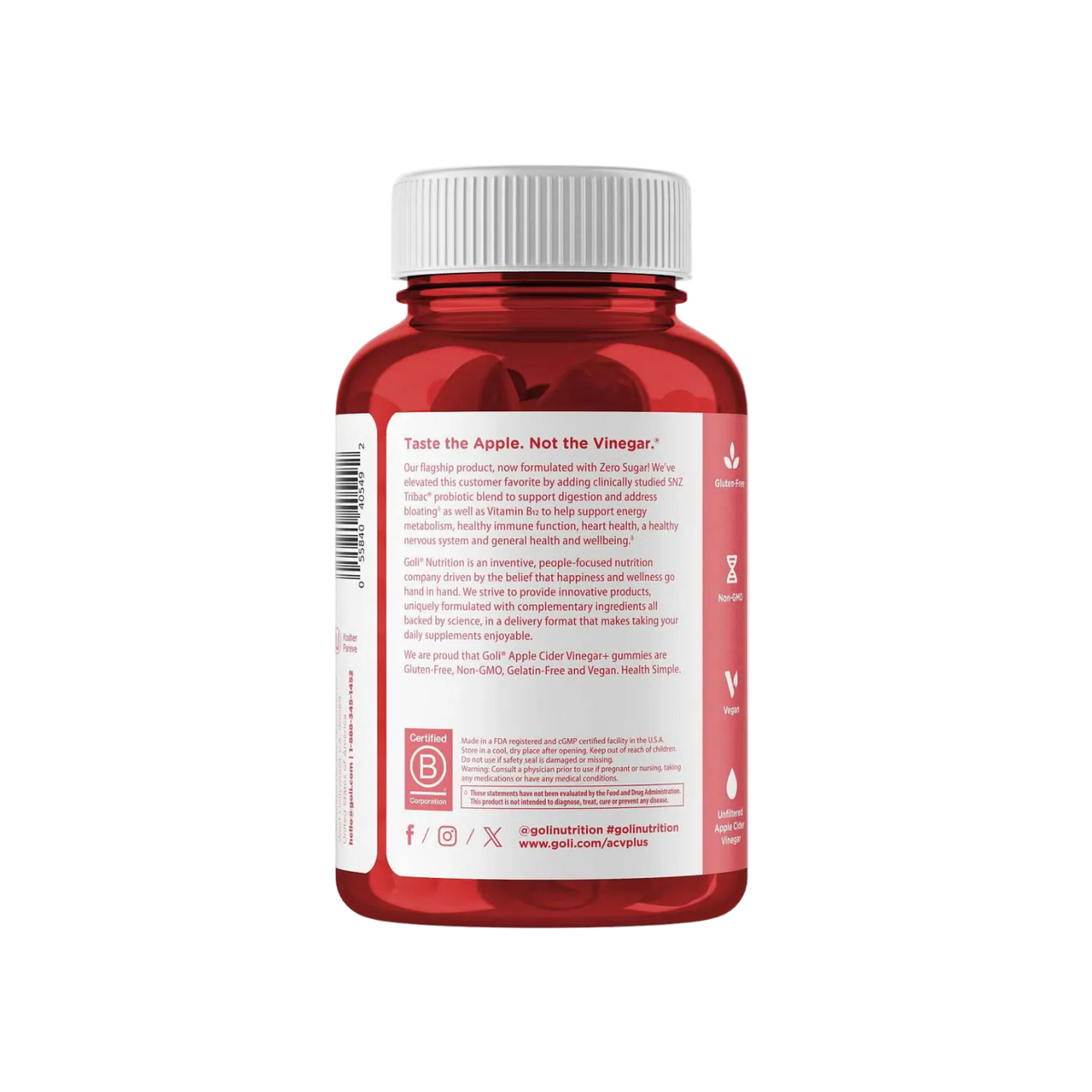 Apple Cider Vinegar+ [60 Gummies]