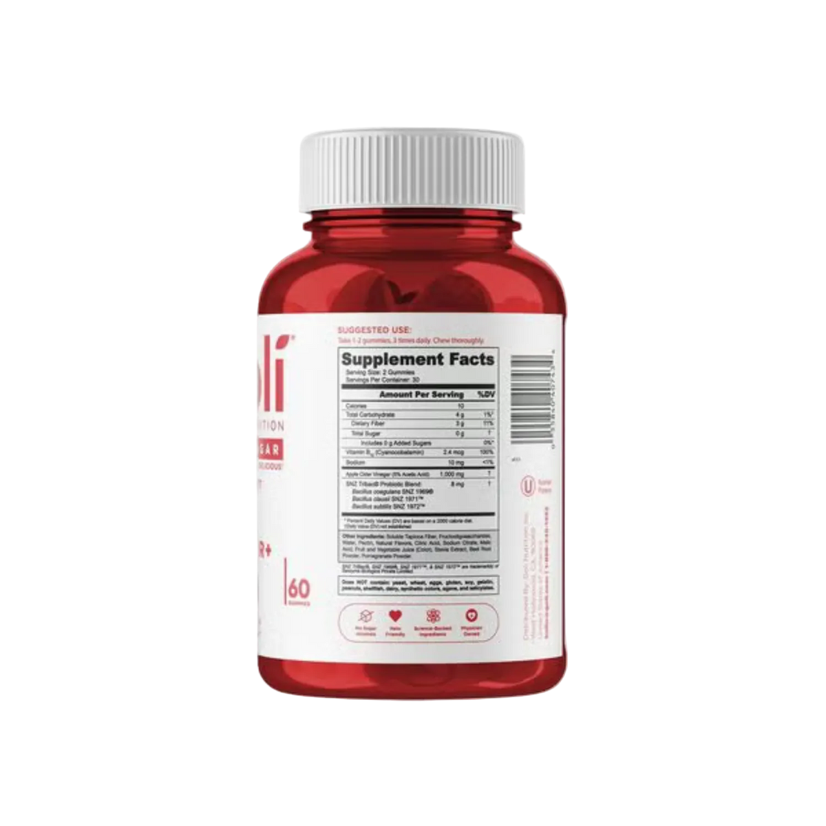Apple Cider Vinegar+ [60 Gummies]
