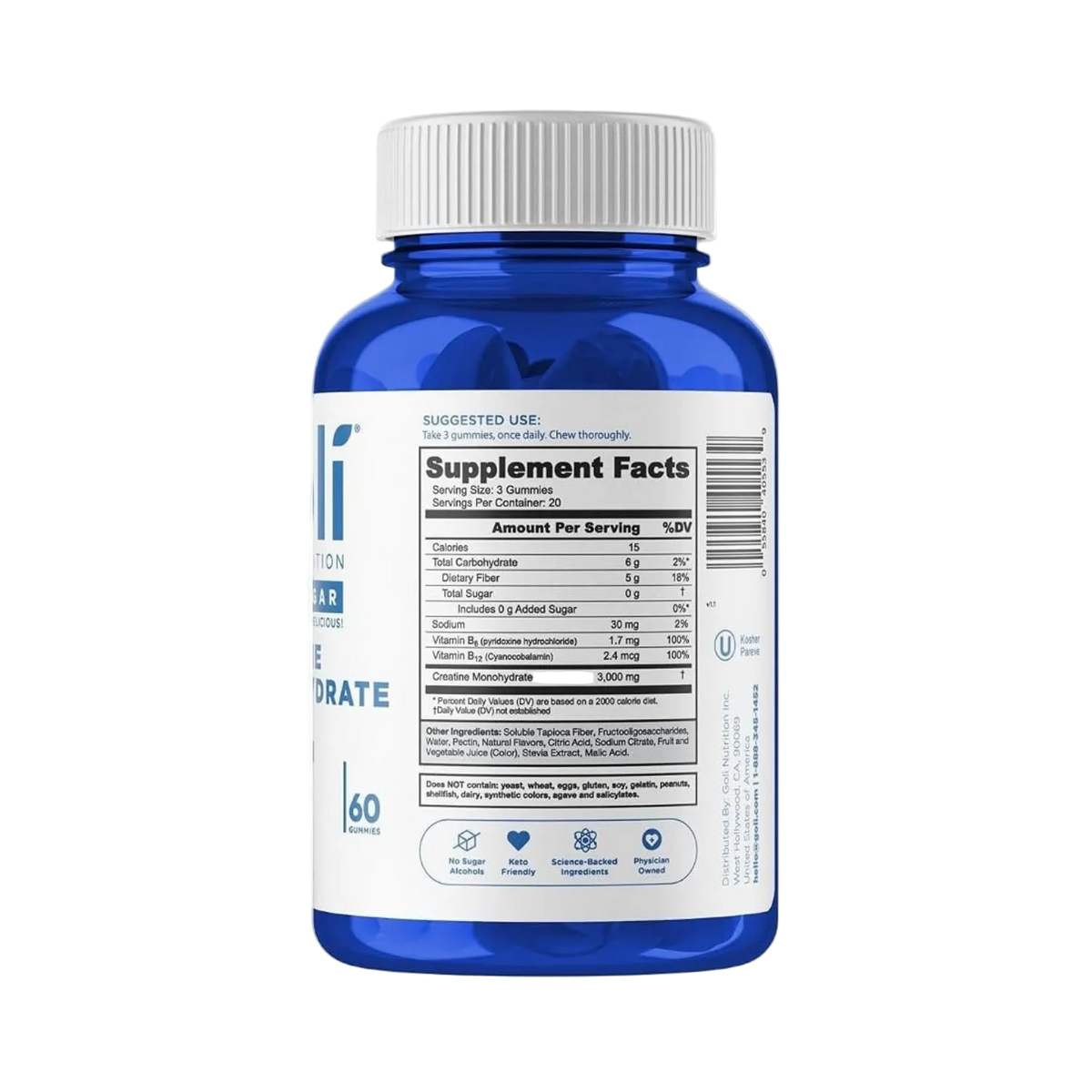 Creatine Monohydrate [60 Gummies]