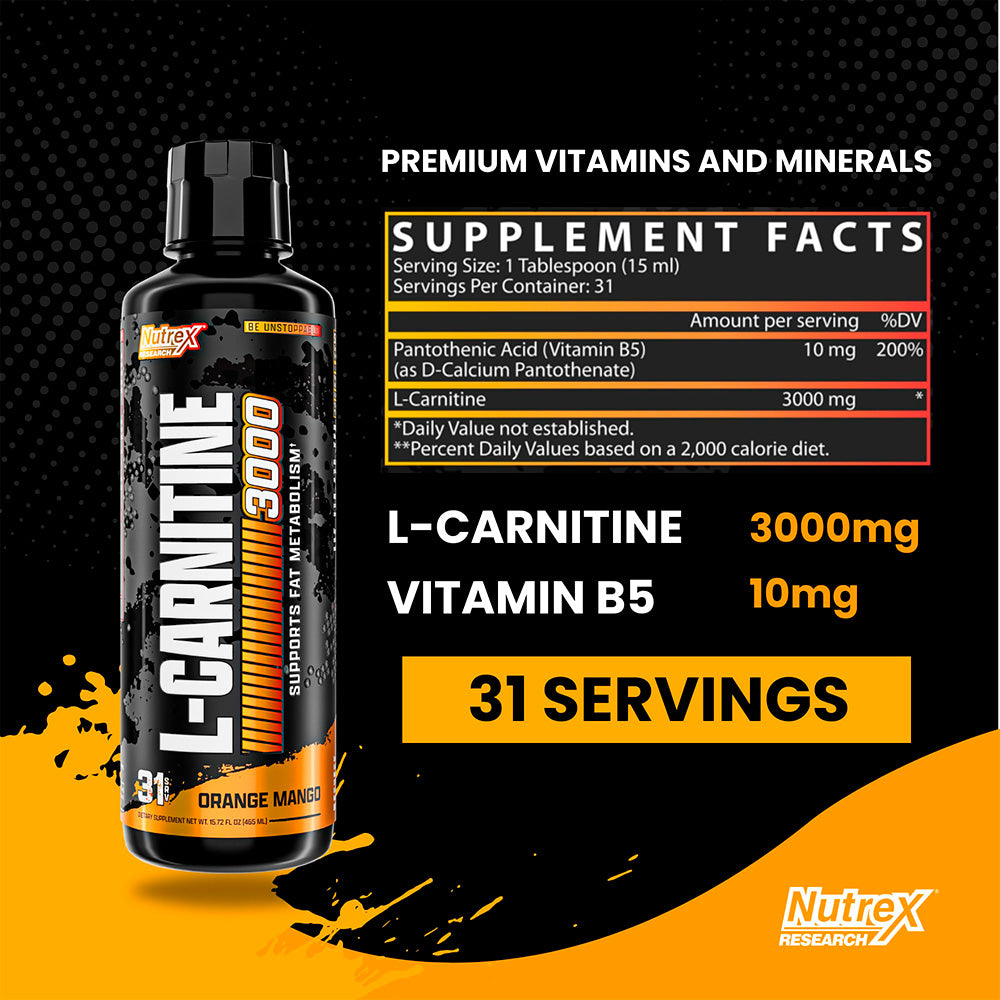 nutrex l-carnitine 3000 Nutrex Research L-Carnitine 3000 465ml