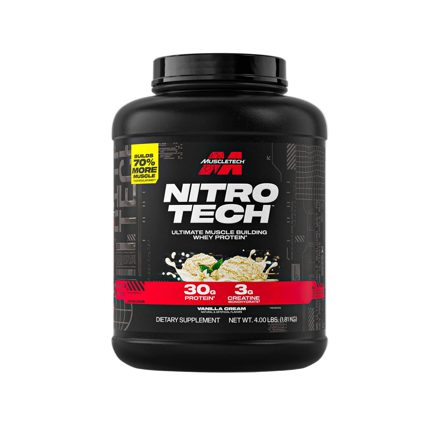 Nitro Tech Whey Protein 4lbs