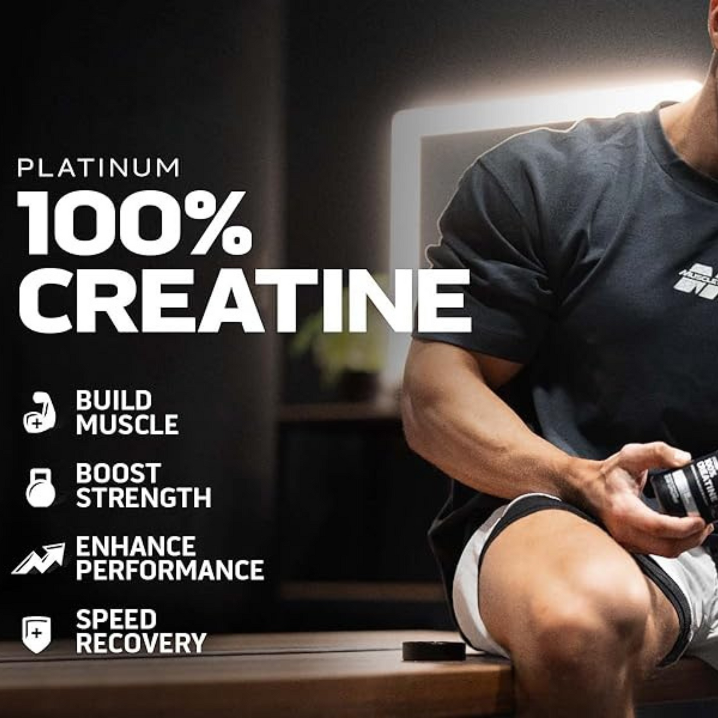 Platinum 100% Creatine [100 veggie caps]