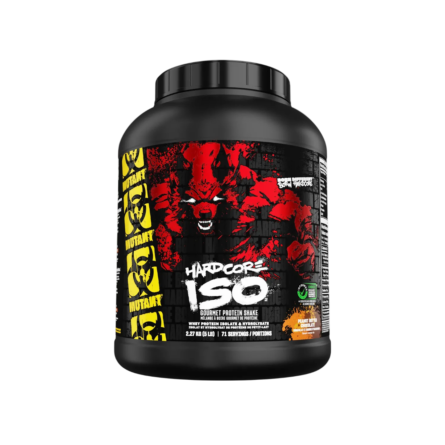 Hardcore Iso Whey Protein Isolate 5lb