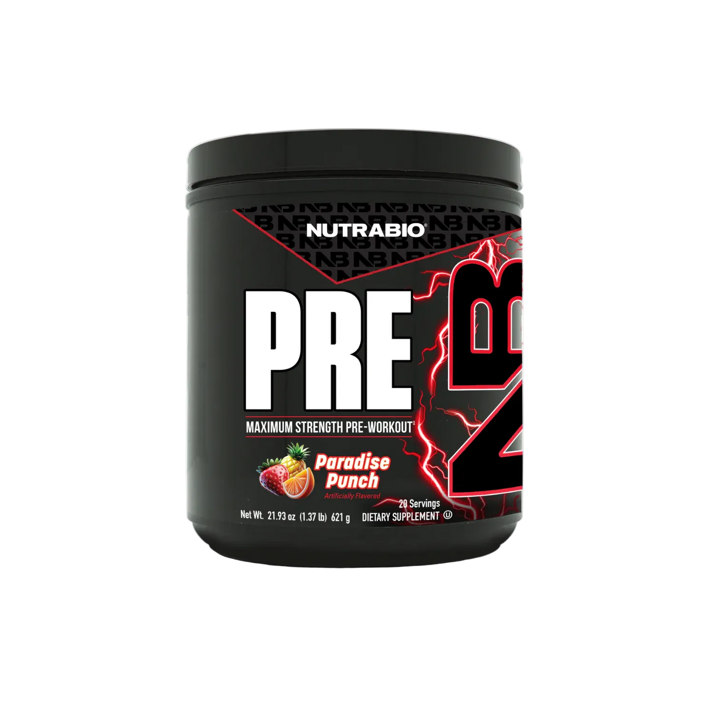 NutraBio PRE Workout 621g