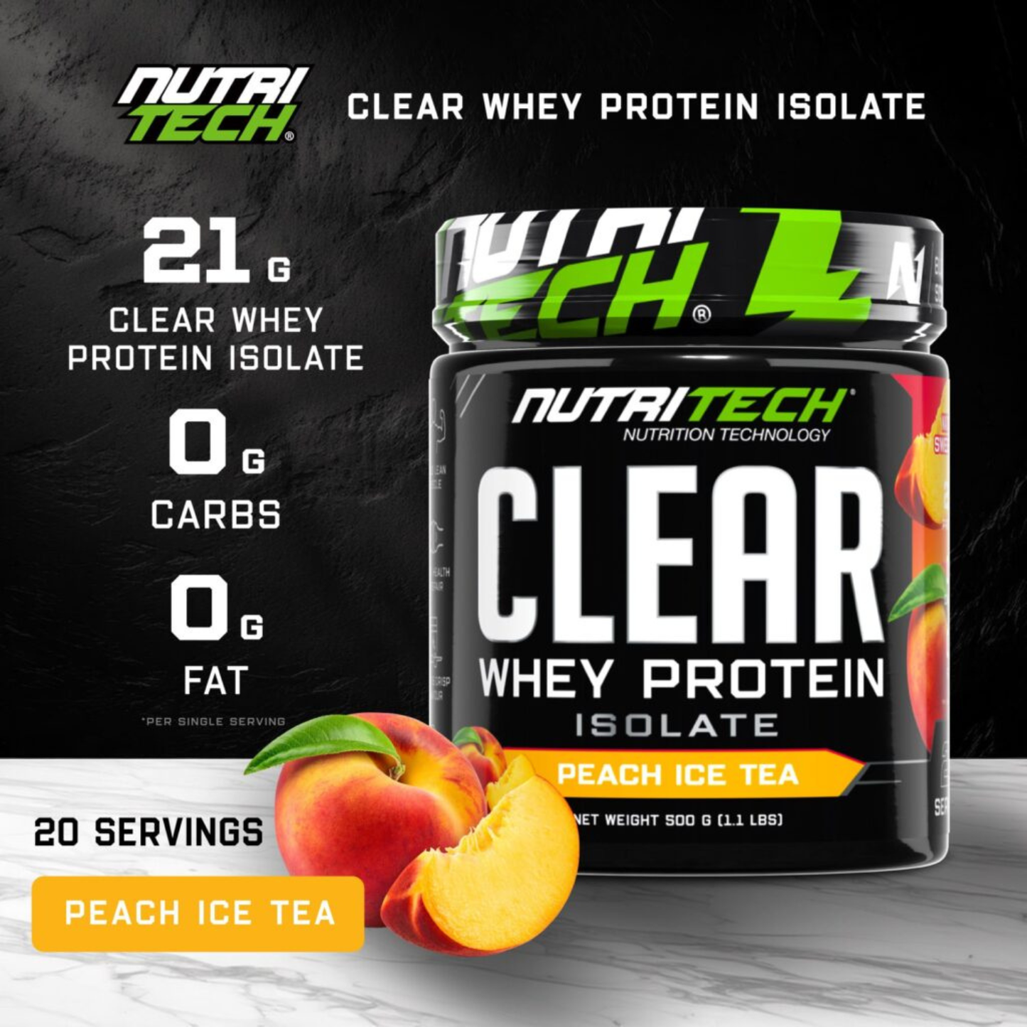Clear Whey Protein Isolate 500g