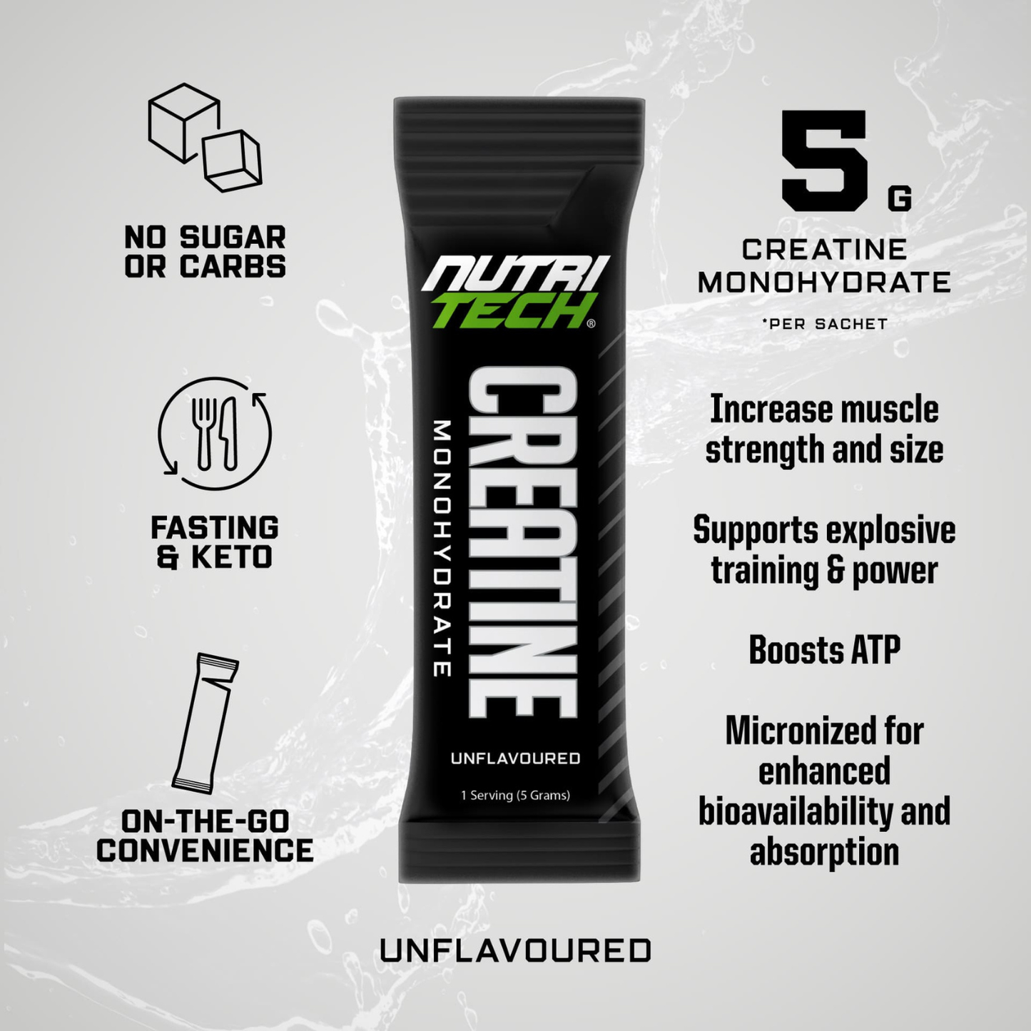 Creatine Monohydrate [10 Sachets]