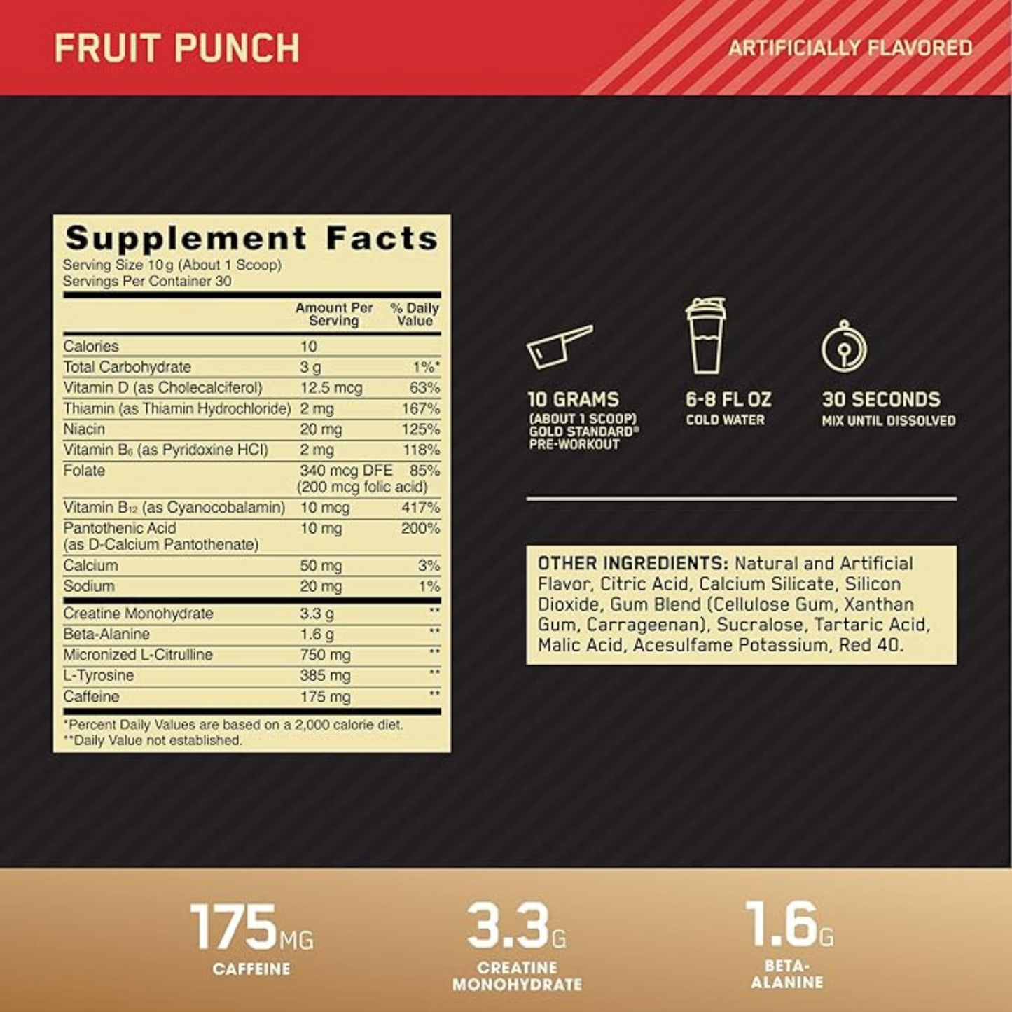 Gold Standard Pre-Workout 300g