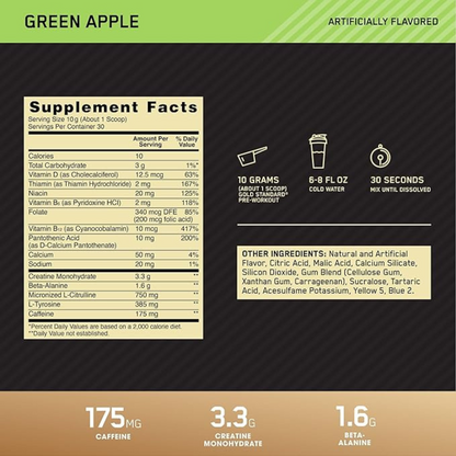 Gold Standard Pre-Workout 300g