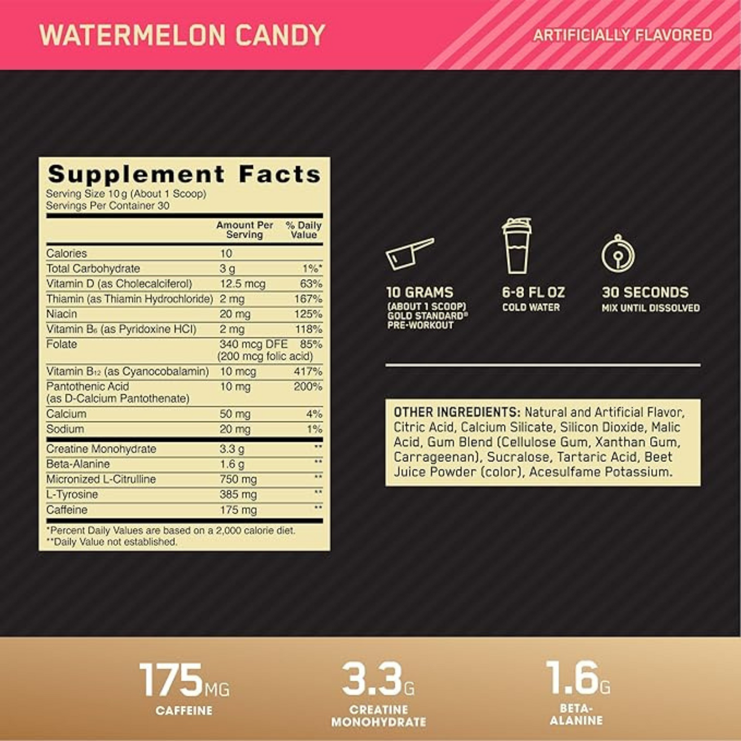 Gold Standard Pre-Workout 300g