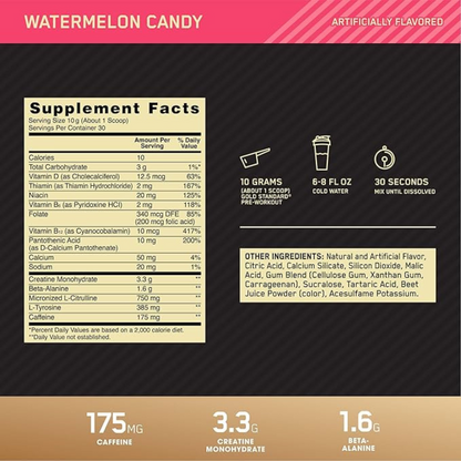 Gold Standard Pre-Workout 300g