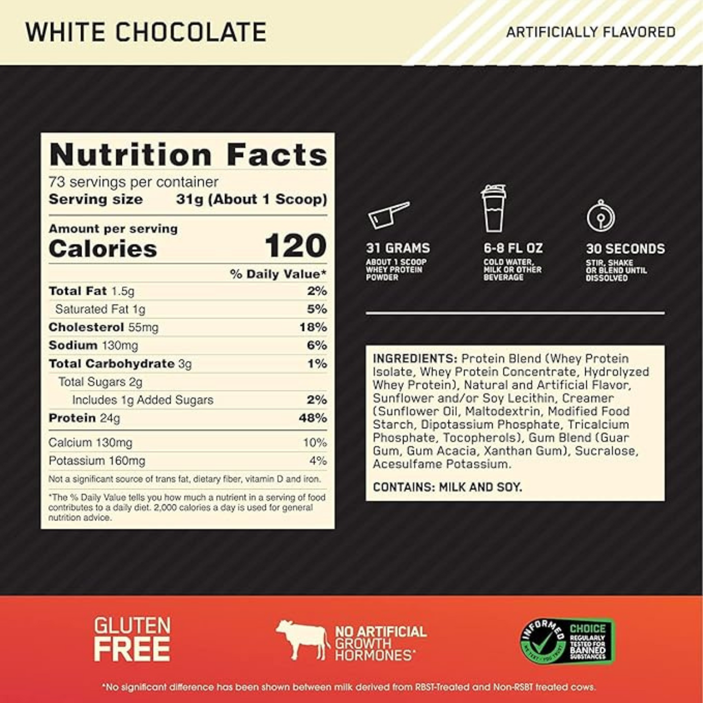 Gold Standard Whey Protein 5lb