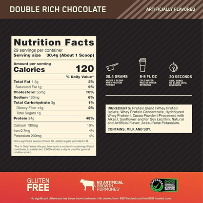 Gold Standard Whey Protein 899g