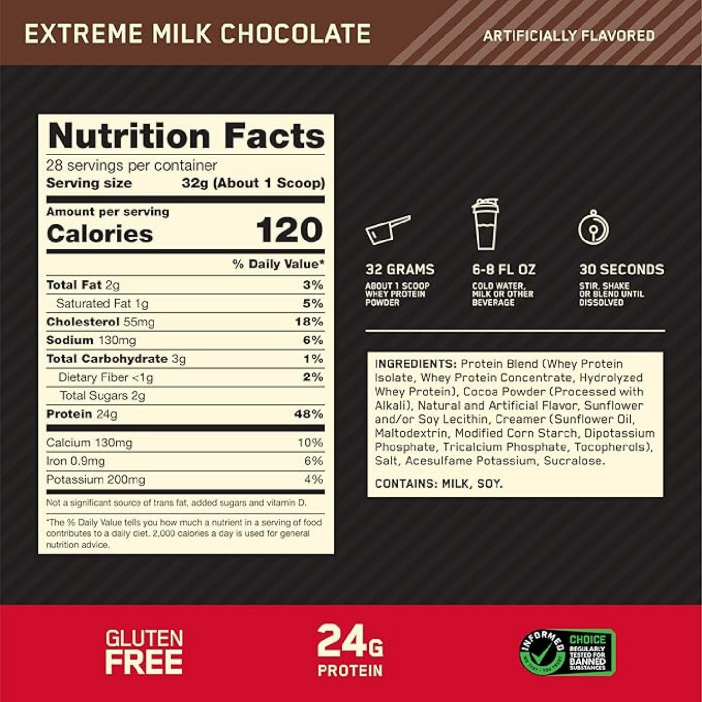 Gold Standard Whey Protein 899g