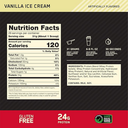 Gold Standard Whey Protein 899g