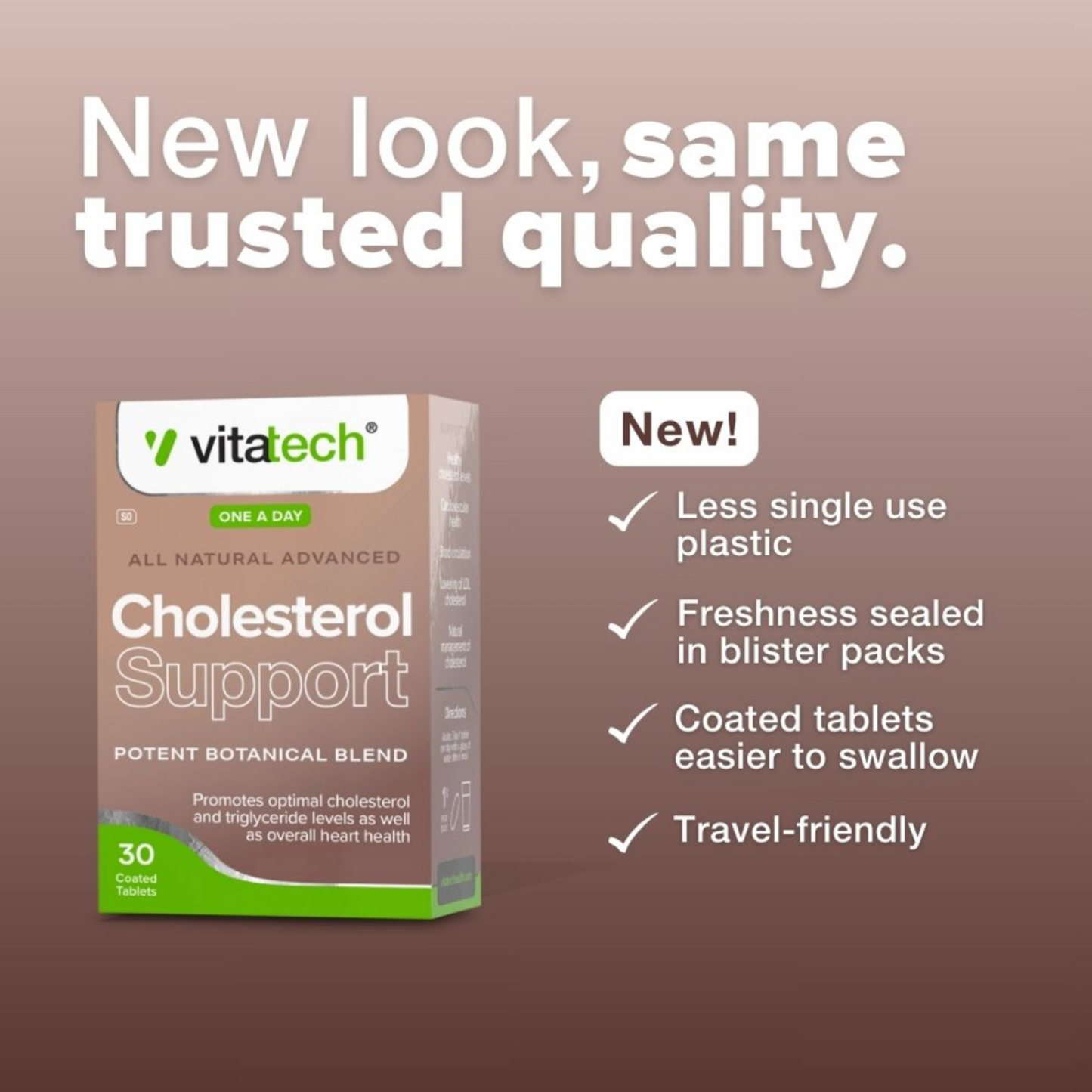 Vitatech Cholesterol Support [30 Tablets]