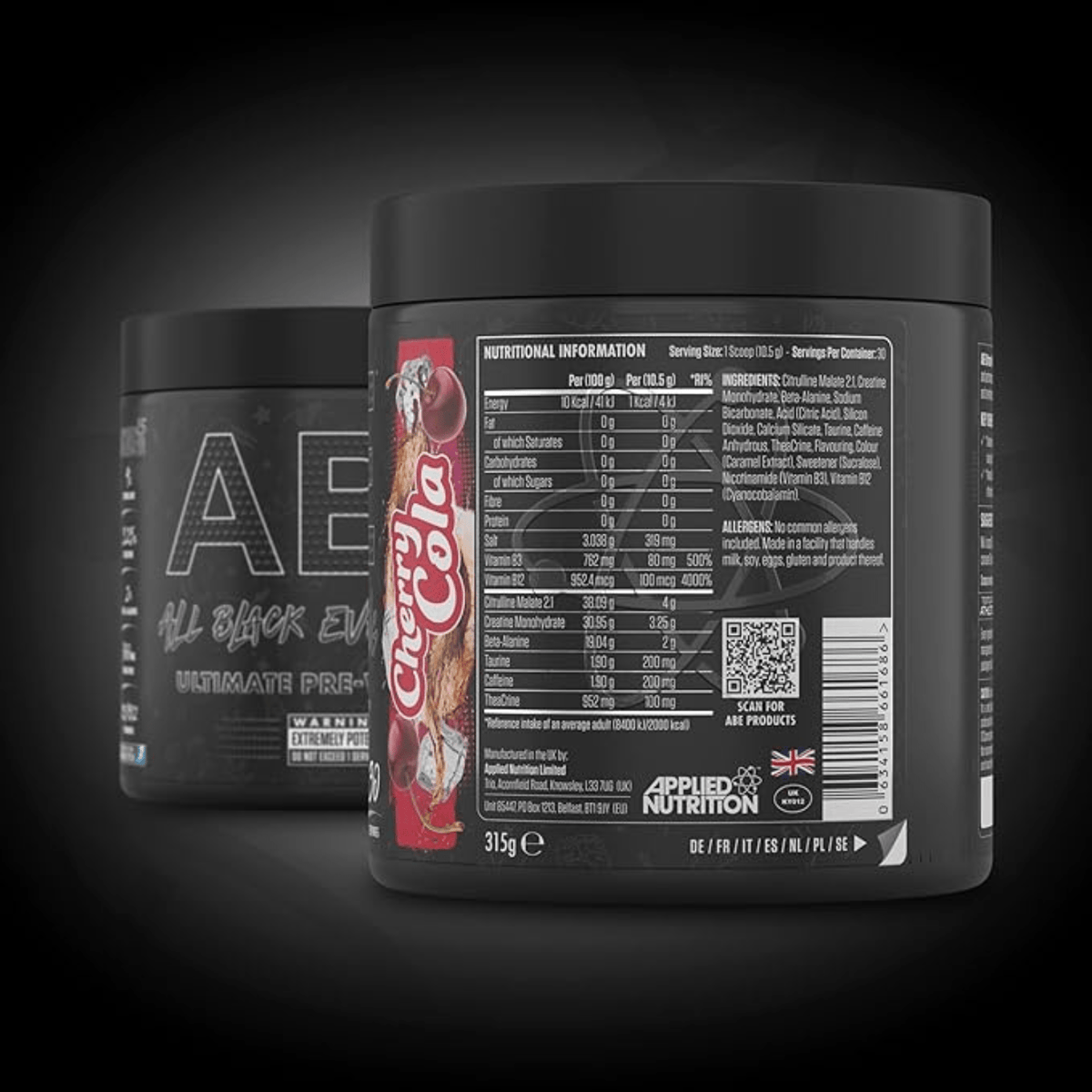 Abe Protien Applied Nutrition ABE Ultimate Pre-Workout 375g | Protein House