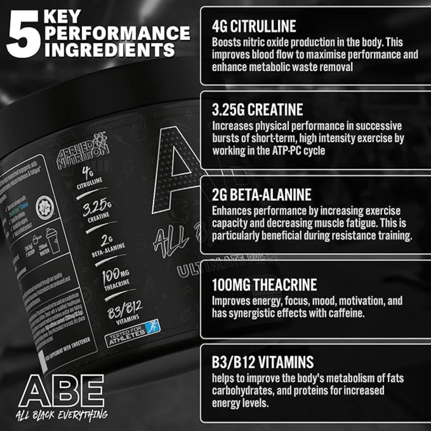 Applied Nutrition ABE ULTIMATE PRE-WORKOUT 375G Pre-Workout