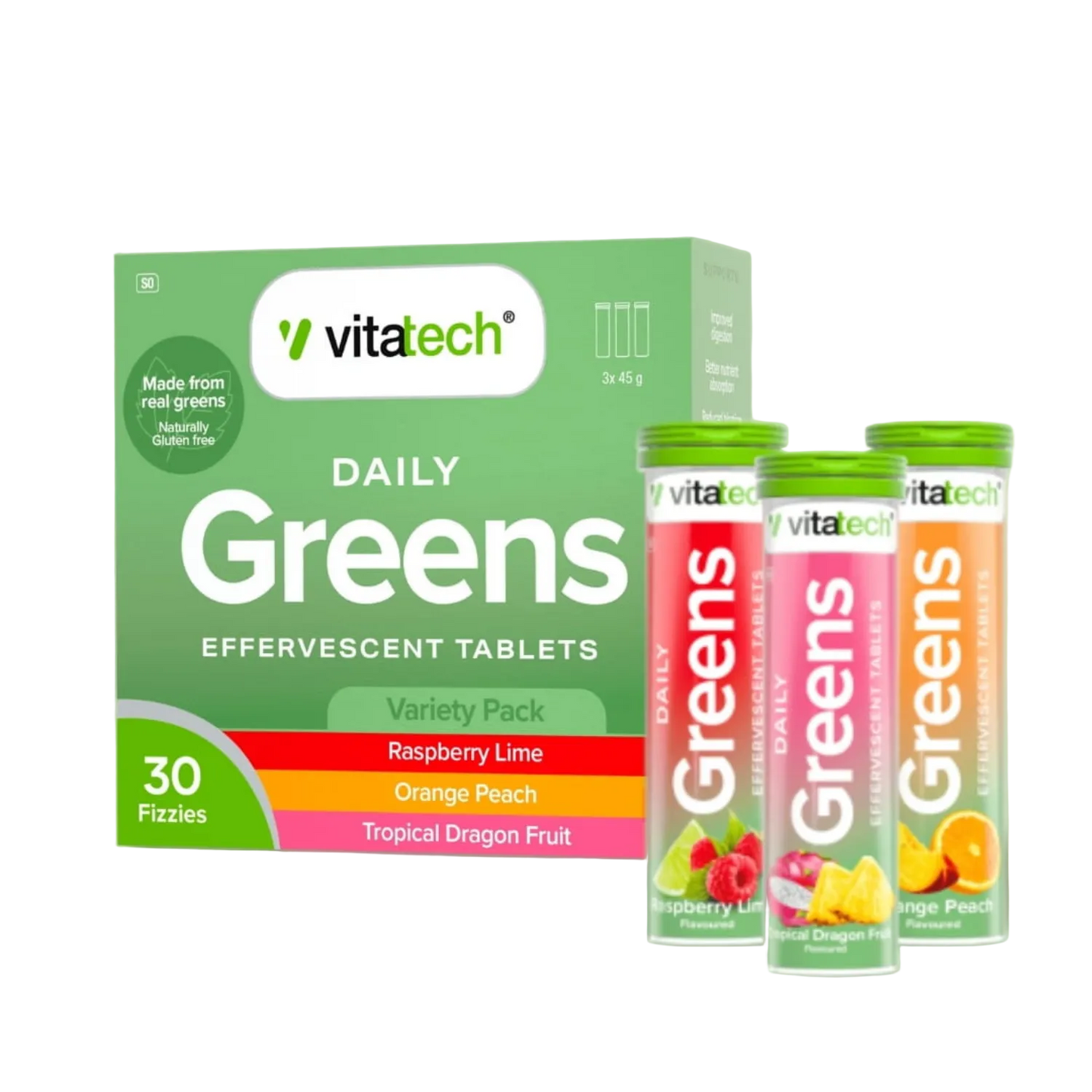 Daily Greens [30 Effervescent Tablets]