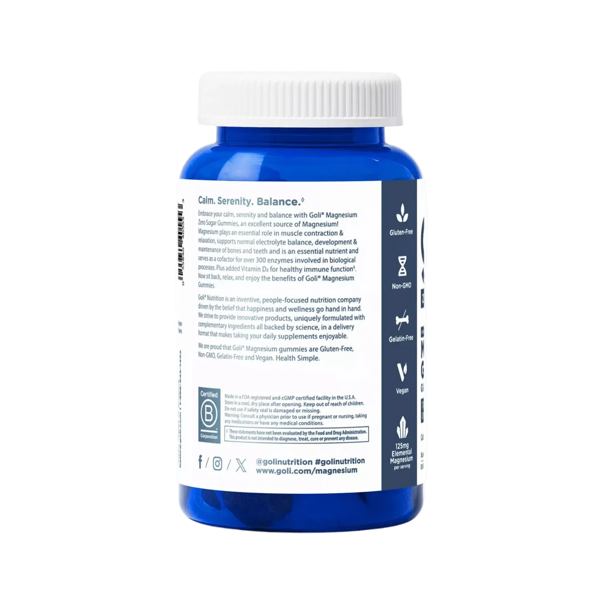 Magnesium Glycinate [60 Gummies]