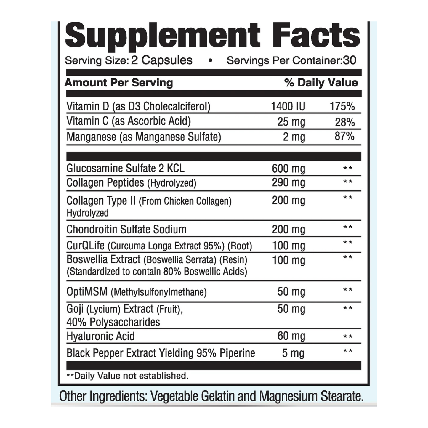 HG Fusion Advanced [60 Capsules]
