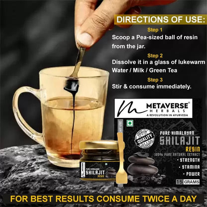 Metaverse Metaverse Pure Shilajit Resin Herbal