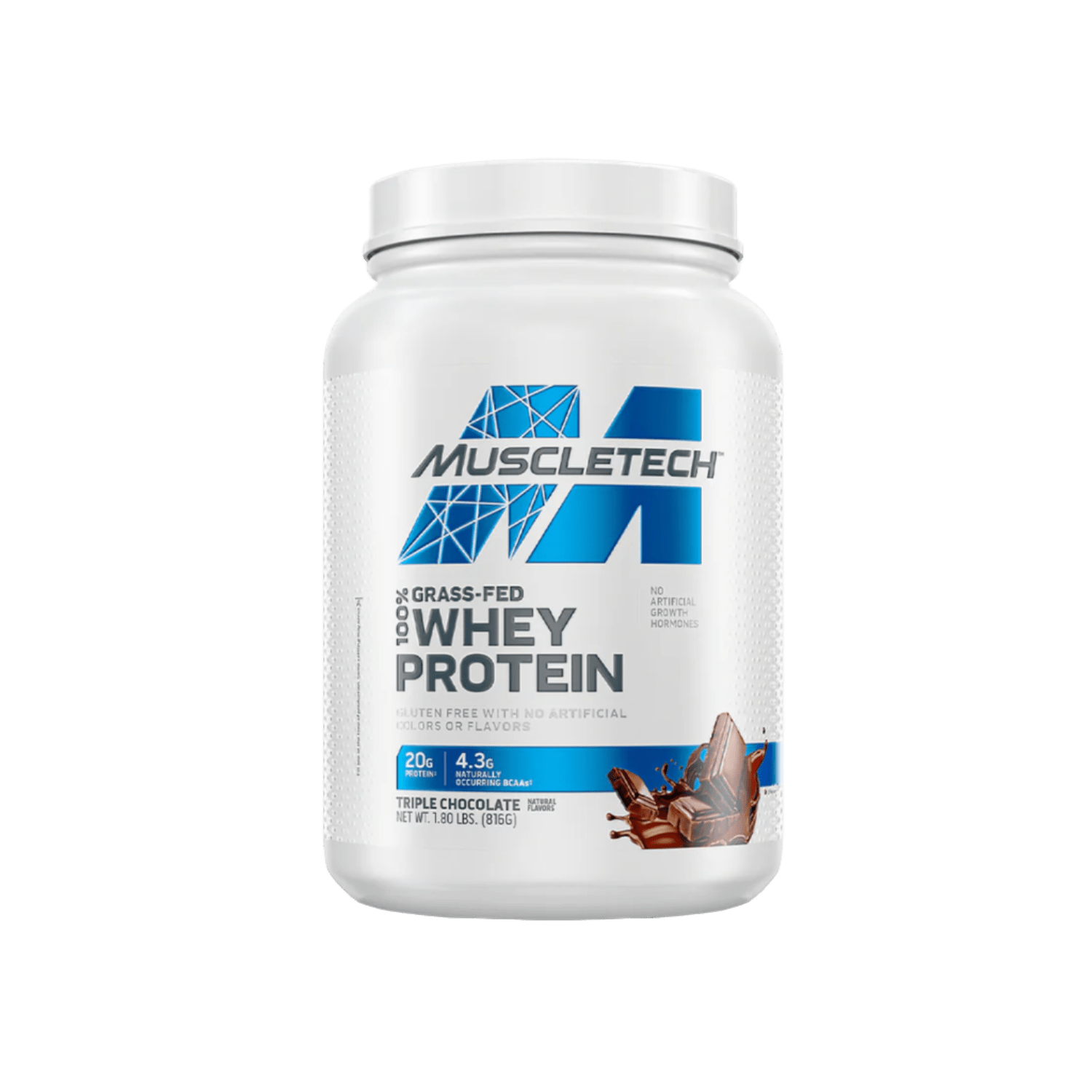 MuscleTech 100% Grass-Fed Whey Protein 1.80lbs | Protein House