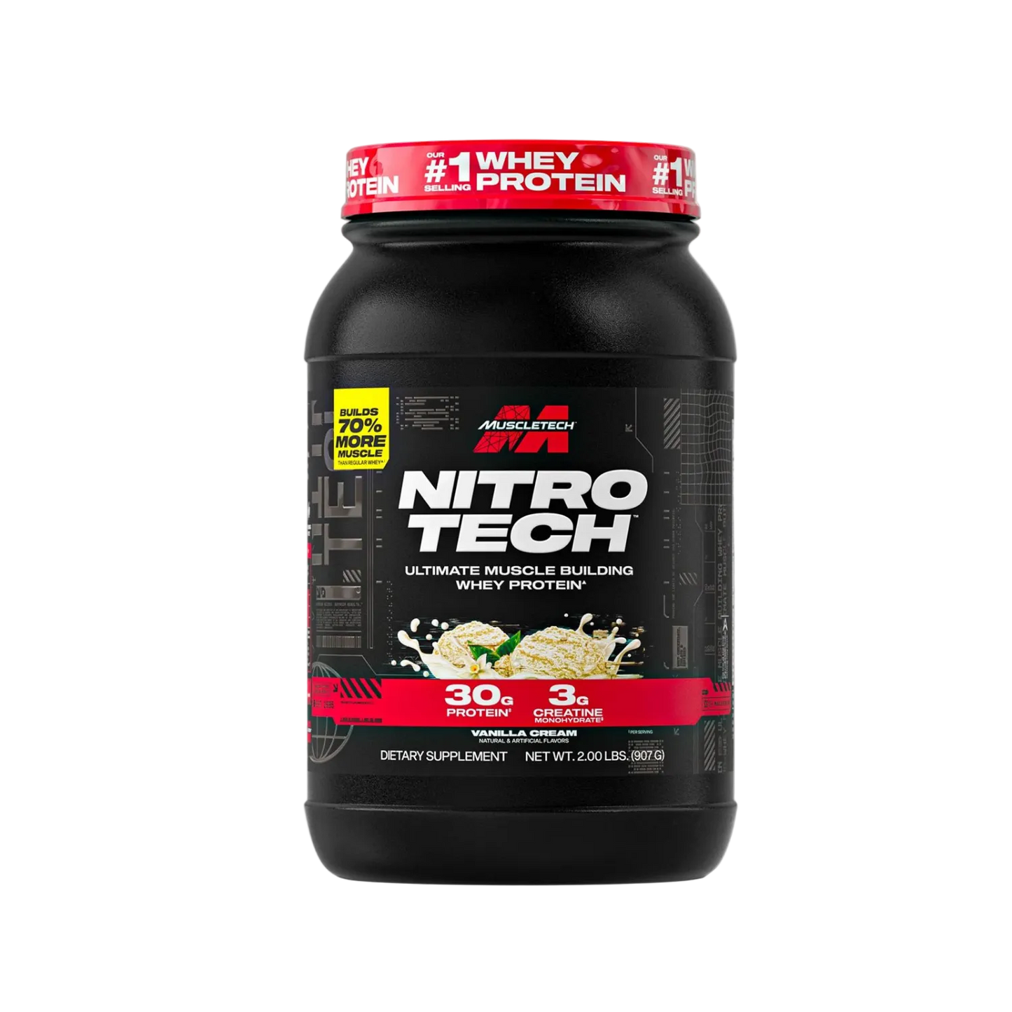 Nitro Tech Whey Protein 2lbs