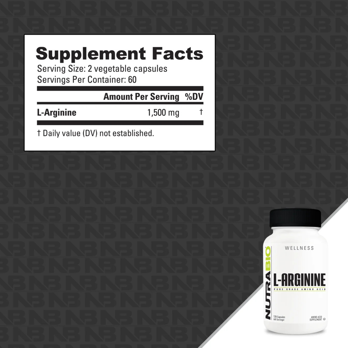 L-Arginine [120 Capsules]