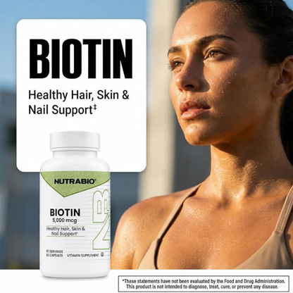 Biotin [90 Vegetable Capsules]