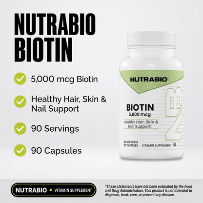 Biotin [90 Vegetable Capsules]