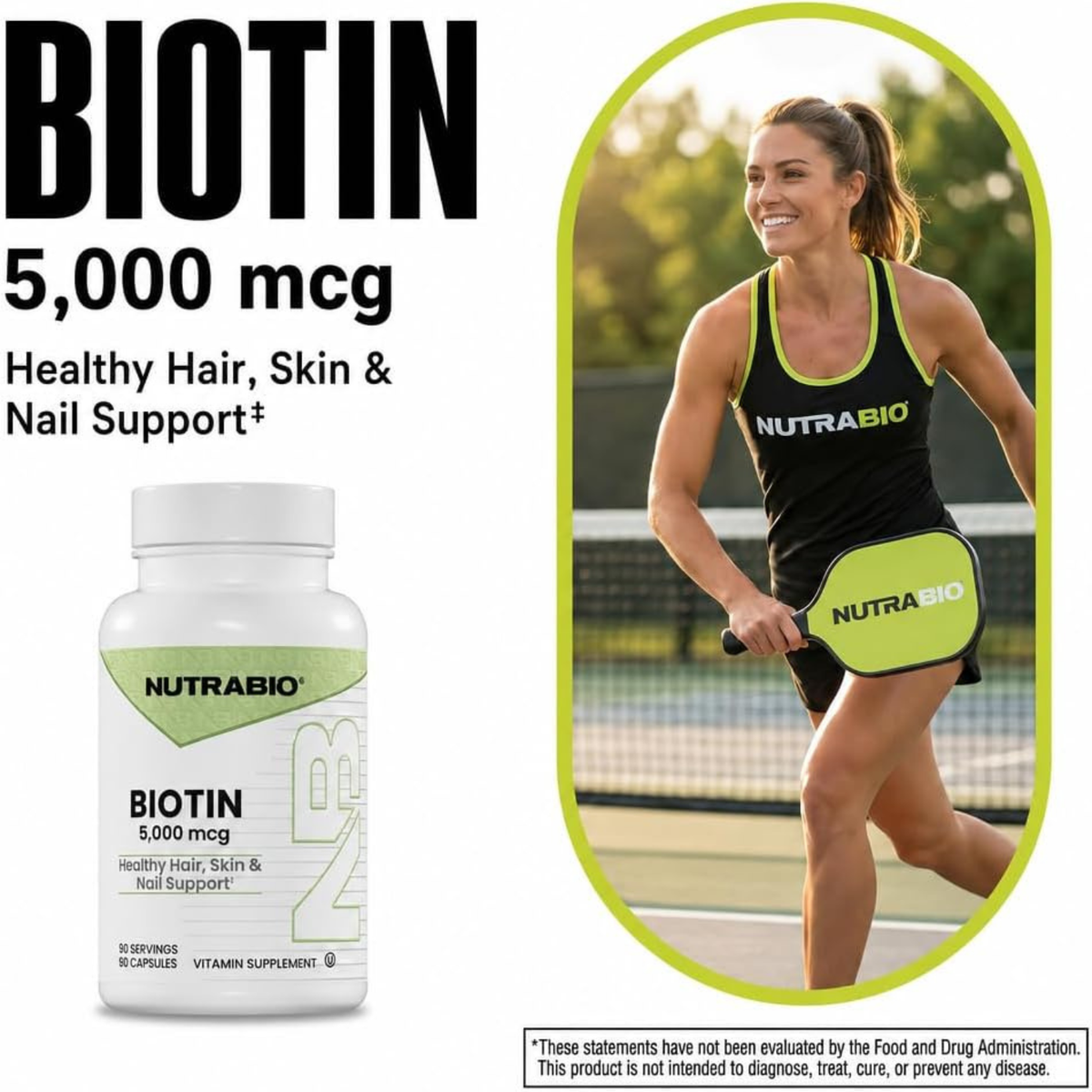 Biotin [90 Vegetable Capsules]