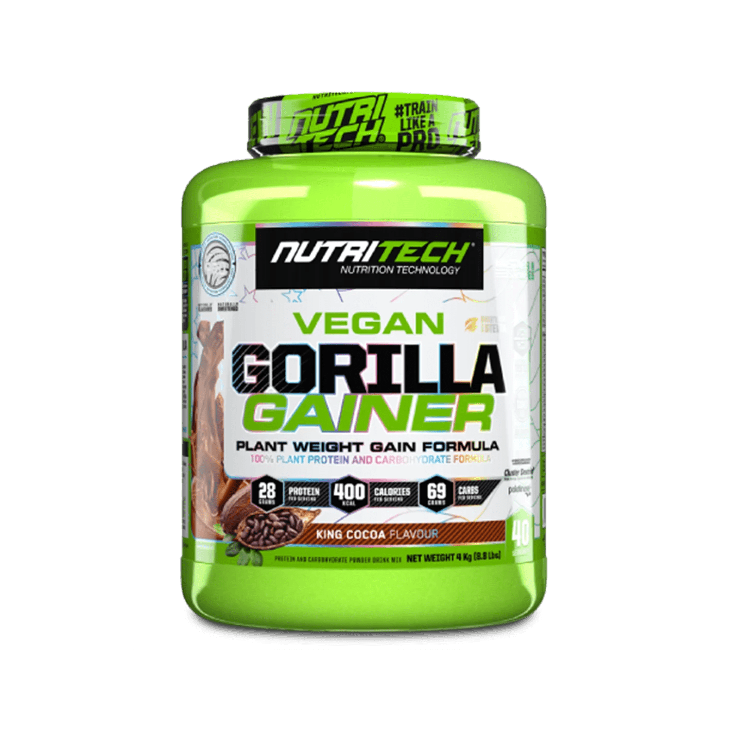 Nutritech Vegan Gorilla Gainer 4kg Protein