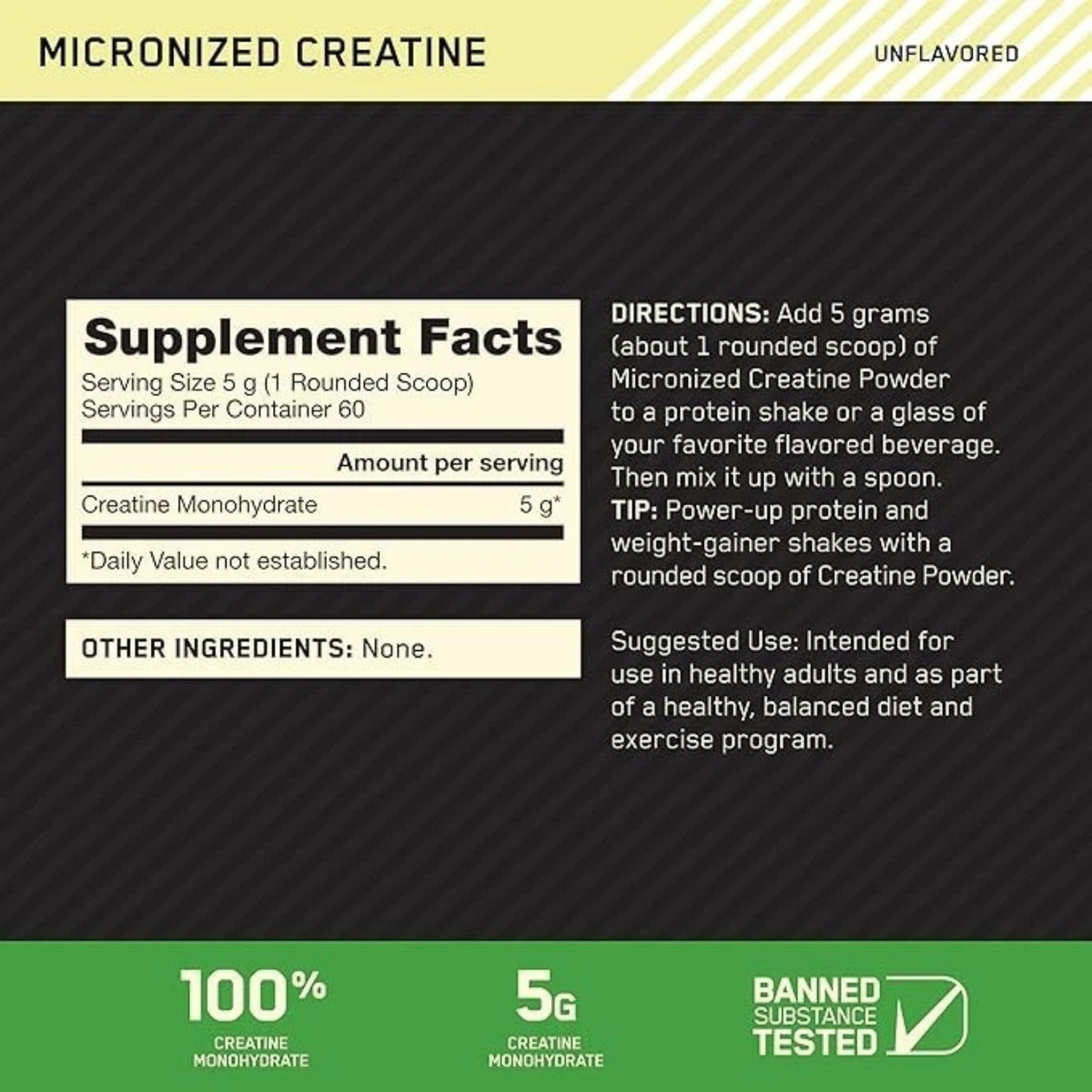 Micronized Creatine Powder 300g