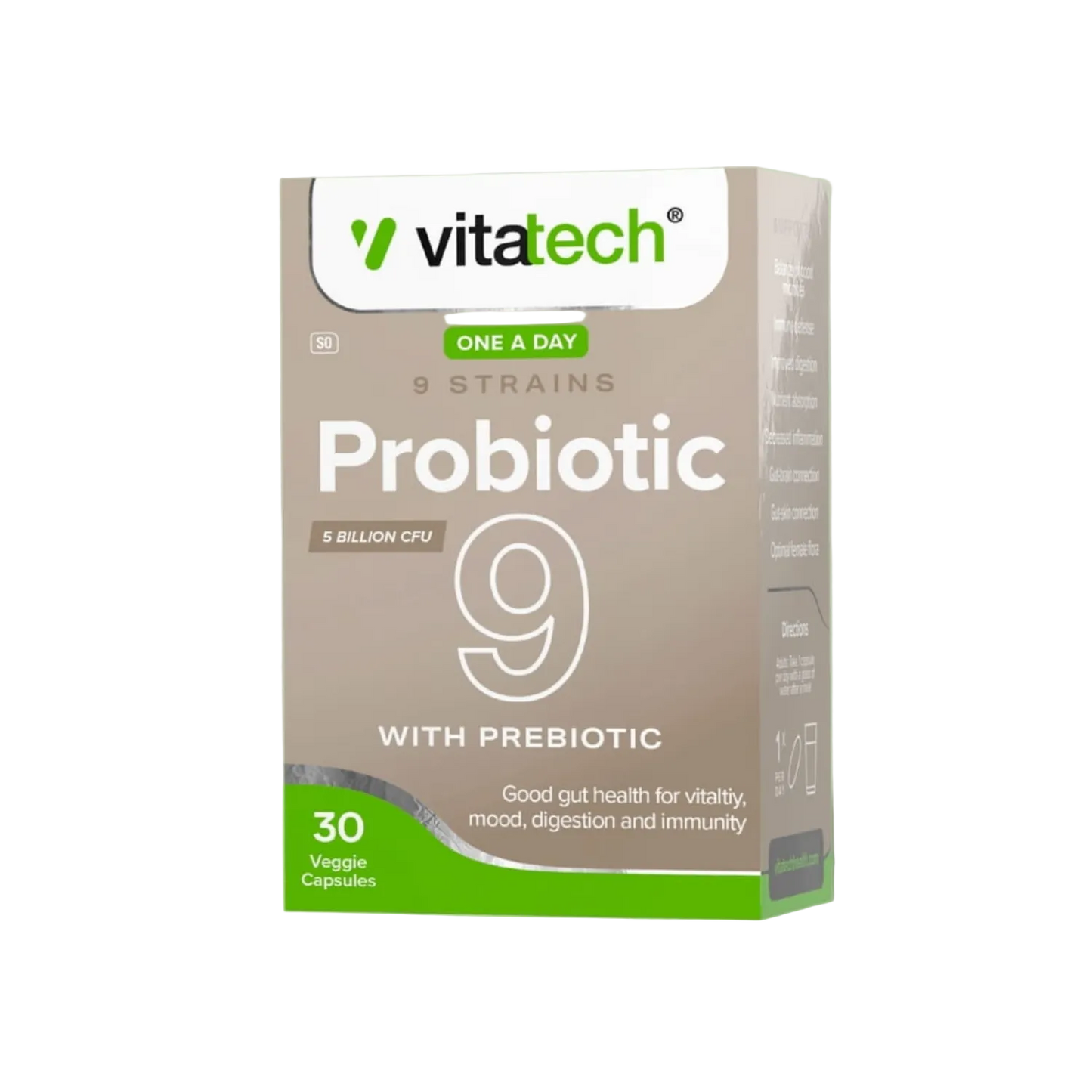 Probiotic 9 [30 Veggie Capsules]