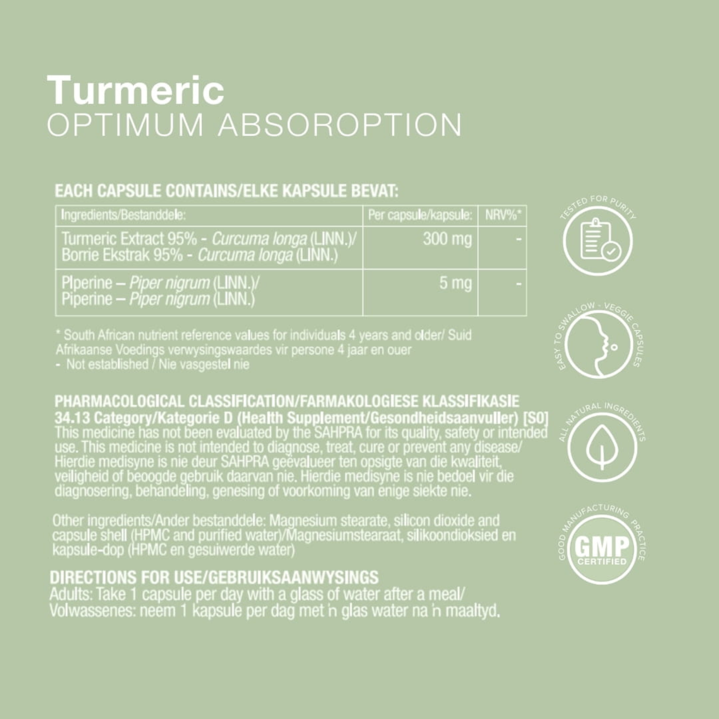 Turmeric Curcumin [30 Capsules]
