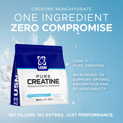 Pure Creatine Monohydrate Powder 300g