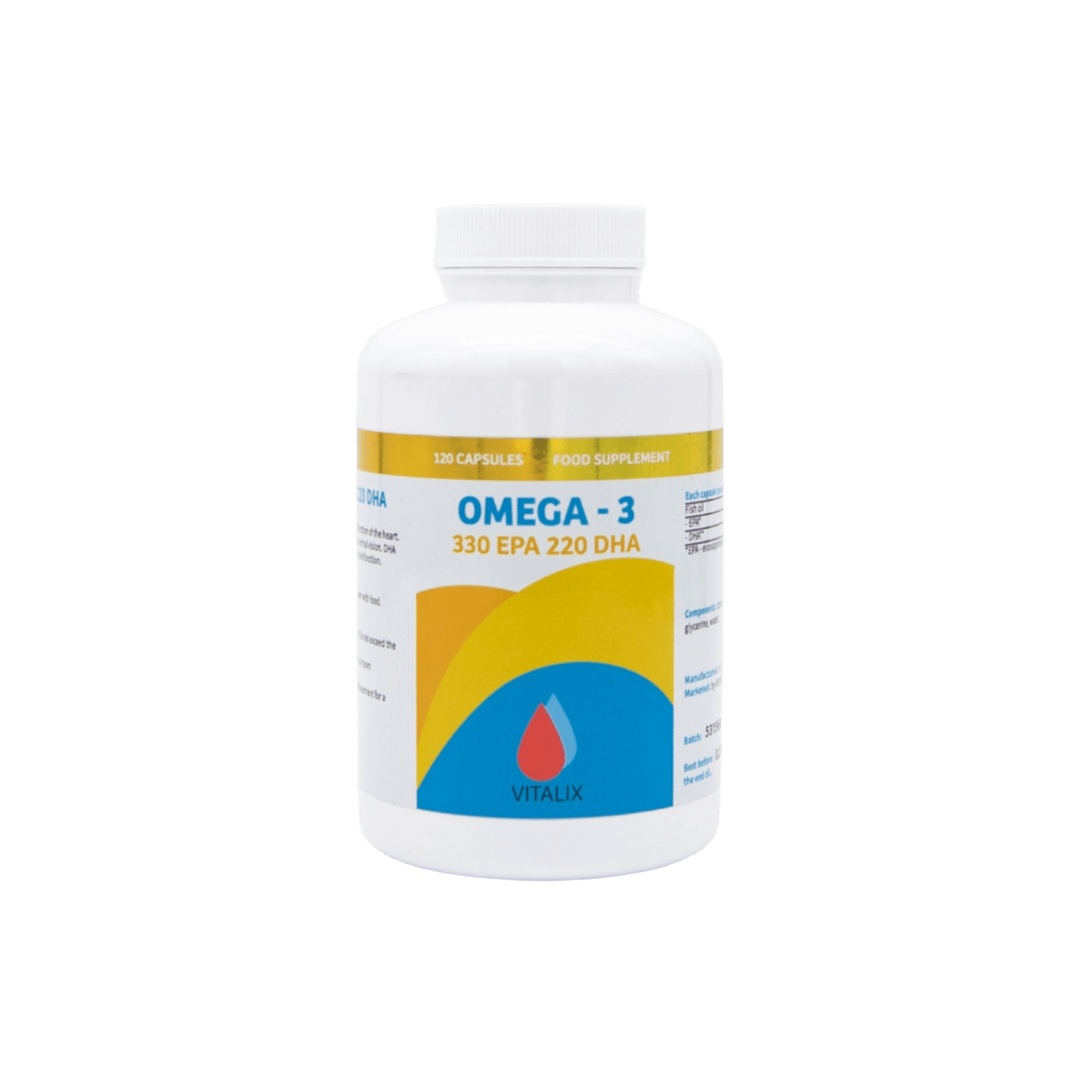 Vitalix Vitalix Omega - 3 330 EPA 220 DHA Wellness