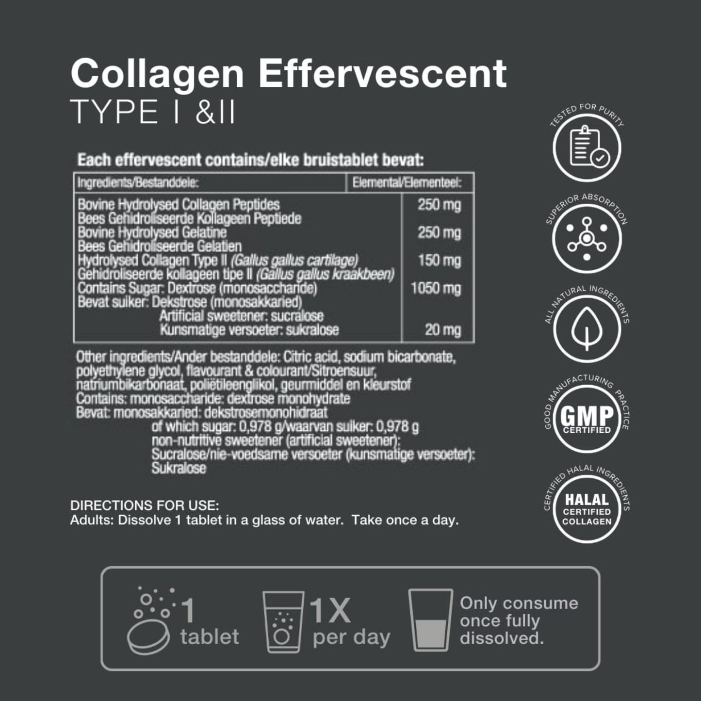 Collagen [30 Effervescent Tablets]